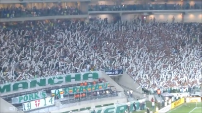 (VIDEO)Grande atmosfera dei tifosi del Palmeiras per la Finale della Copa do Brasil 2015