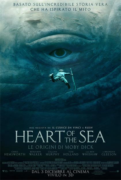 Locandina italiana Heart of the Sea - Le origini di Moby Dick