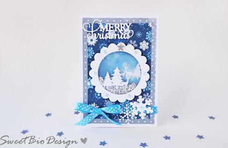 Biglietto Shaker Natalizio - Christmas Shaker Card (no fuse)