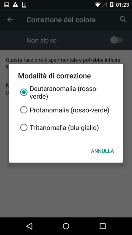 Impostazioni Android Screenshot 8