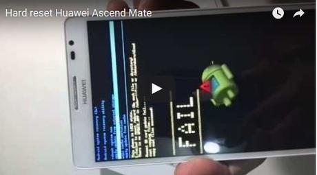 HUAWEI Mate S video formattare e resettare telefono Android