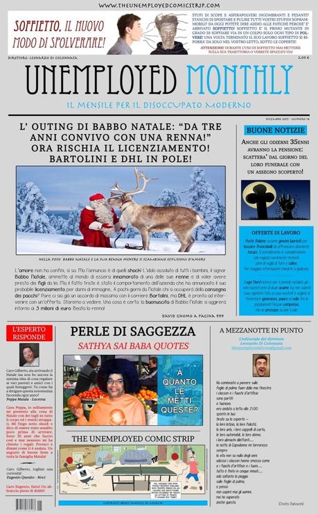 “Unemployed Monthly”, l’unico ‪‎mensile‬ al mondo senza lo ‪zampone‬ per l’ultimo dell’anno