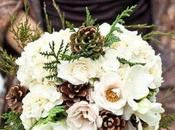 Unconventional winter wedding bouquet