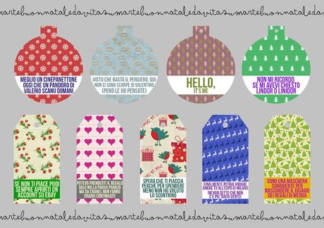 Christmas Time: stampa gratis i biglietti di auguri di Vita su Marte - Natale 2015