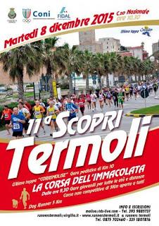 Martedi la XI° ScopriTermoli, la corsa dell’Immacolata.