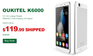 [Codice Sconto] Oukitel K6000, K4000 e A29 con super batteria a un super prezzo