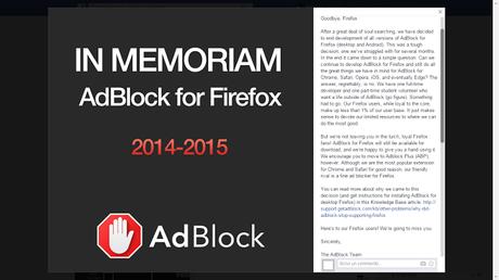 AdBlock dice addio a Firefox. Ecco i motivi dell'abbandono