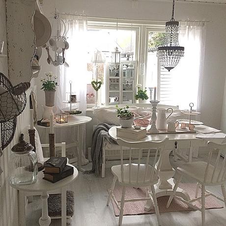 In Svezia a casa di Jadde ,aria di Natale nel vero spirito Shabby Chic