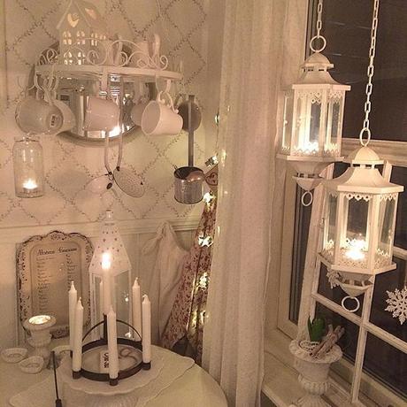 In Svezia a casa di Jadde ,aria di Natale nel vero spirito Shabby Chic