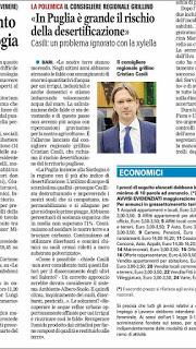 In Puglia è grande il rischio della desertificazione