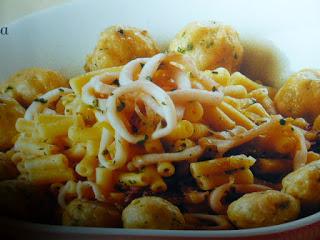 cucina delle feste - pasta con polpettine di pesce