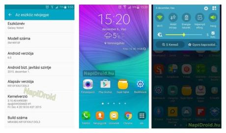 android 6.0 marshmallow su samsung galaxy note 4