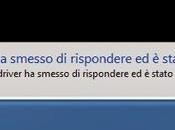 Windows driver video smesso rispondere