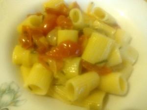 Mezze maniche allo scalogno