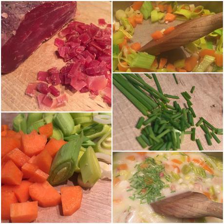 Zuppa d'orzo con funghi e motzetta