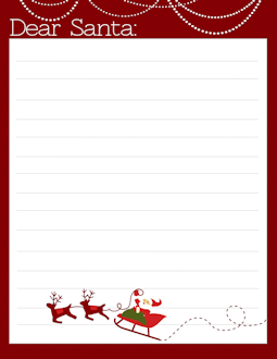 Santa claus letter