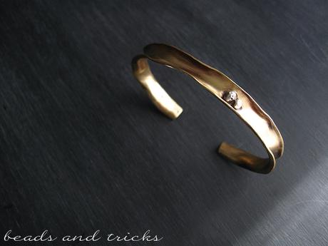 Bracciale in ottone similoro e argento