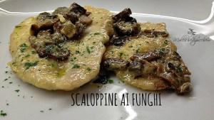 scaloppine ai funghi porcini