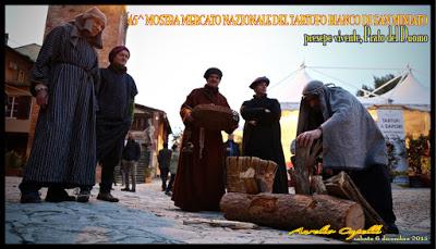 il presepe vivente alla Mostra del Tartufo di San Miniato