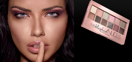 The Blushed Nudes di  Maybelline, ombretti in dodici nuances naturali