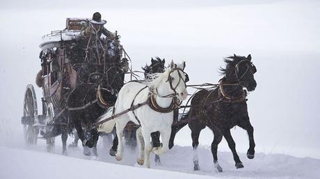 The Hateful Eight: nuove immagini ed interviste a Samuel L. Jackson e  Jennifer Jason Leigh