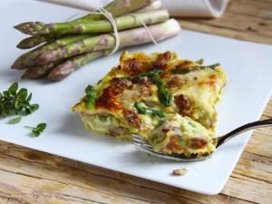 Lasagne con asparagi e patate