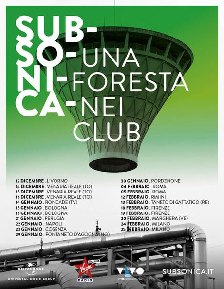 Subsonica raddoppiano i concerti a Bologna, Roma, Firenze e Milano!