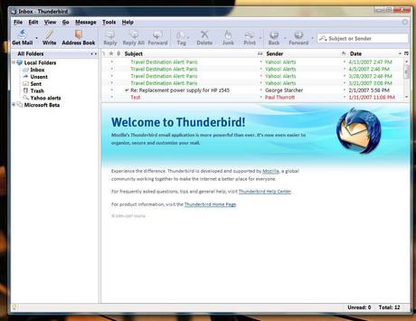 Mozilla ha cessato lo sviluppo del client di posta elettronica Thunderbird. Di questo software giunto a piena maturazione saranno rilasciati solo gli aggiornamenti di manutenzione. 