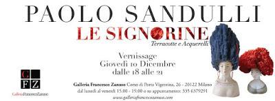 Paolo Sandulli espone a Milano presso la Galleria Francesco Zanuso