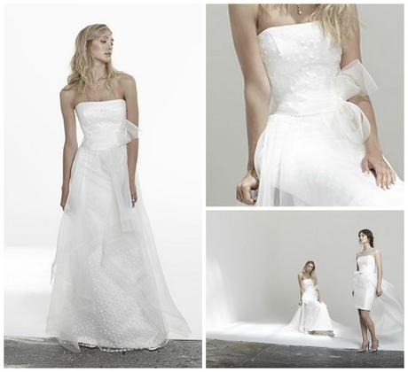 Lo stile minimal chic degli abiti da sposa Claraluna