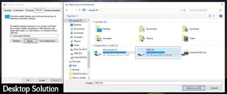 [Guida] Come spostare la posizione della cartella (Utenti) e renderla predefinita su un’altra unità disco in [Windows 10]