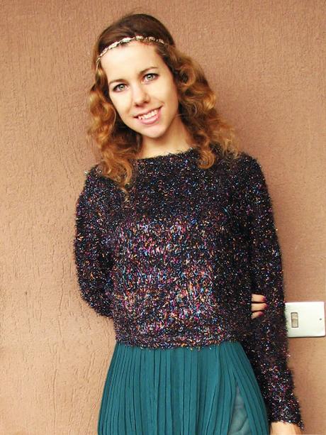 OOTD: Maxi Skirt & Cropped Sweater