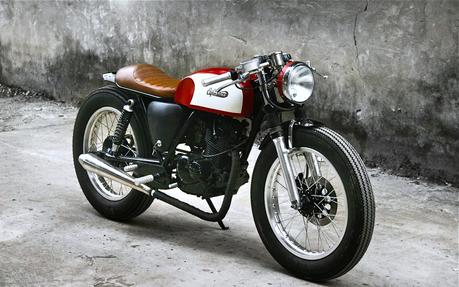 Duong Doan's Red Cafe Racer