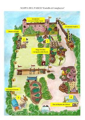 Mappa La Casa di Babbo Natale (Roma)