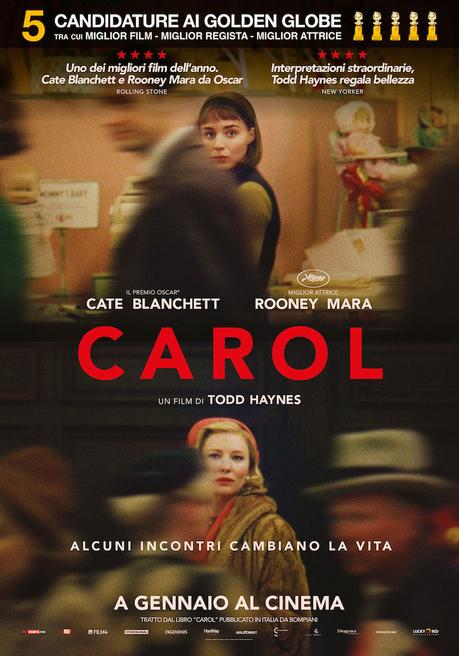 Carol: il nuovo poster italiano dell'ultimo film di Todd Haynes