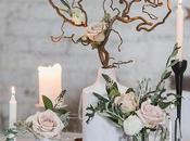 Christmas wedding table decorations