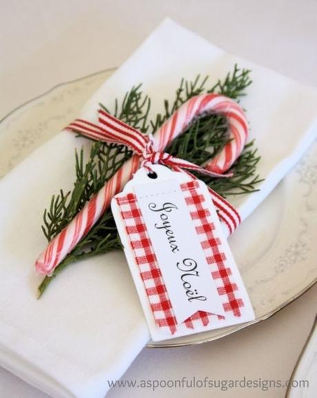 Christmas wedding table decorations