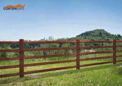 CortenSafe pista ciclabile tutto corten Barriere in legno per piste ciclabili? Non più: è arrivato CortenSafe