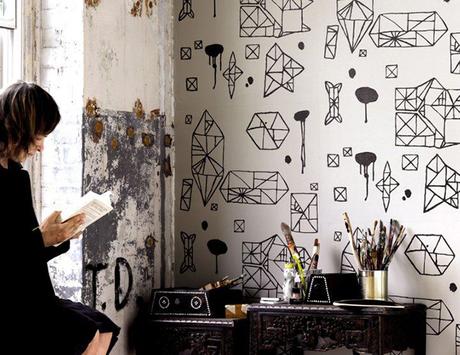 Home Decor: la parete che rinnova una stanza (ovvero lavoretti da fare in caso di noia durante le vacanze di Natale)