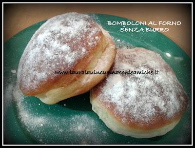 BOMBOLONI AL FORNO SENZA BURRO BIMBY di Laura Lau