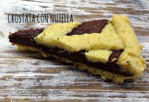 crostata con nutella morbida