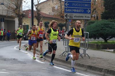 la mezza maratona di San Miniato