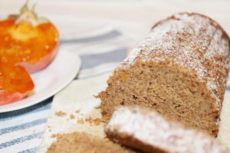 Tronchetto con farina di Castagne, Cachi e Grano Saraceno (senza glutine, né lattosio)