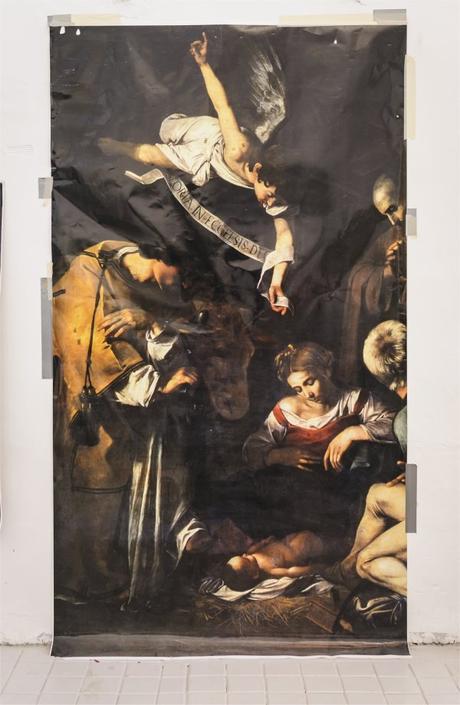 Grazie a Sky la riproduzione della Natività del Caravaggio torna a Palermo