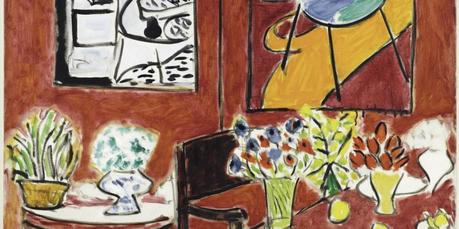 Henri Matisse, Grande interno rosso1948 Olio su tela, 146x97 cm Collection Centre Pompidou, Paris Musée national d’art moderne - Centre de création industrielle Photo : © Centre Pompidou, MNAM-CCI/Philippe Migeat/Dist. RMN-GP © Succession H. Matisse by SIAE 2015