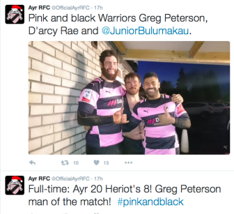 BT Premiership: Ayr batte gli Heriot’s e ipoteca il primo posto