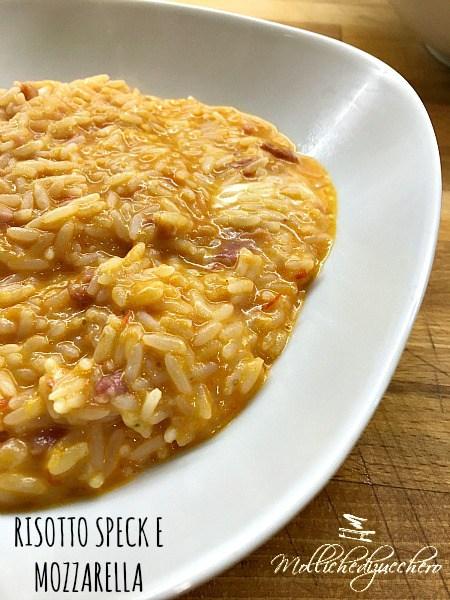 risotto filante con speck