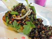 Barchetta chayote quinoa nera