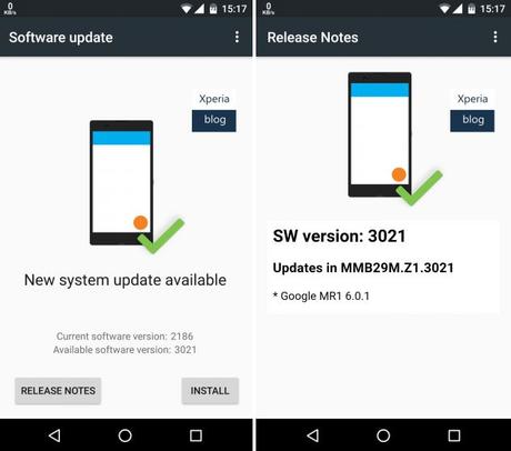 Sony Concept Android 6.0.1 Marshmallow