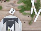 Table setting with Design Letters